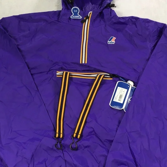 K-Way LE VRAI 3.0 LEON Windbreaker Jacket size L